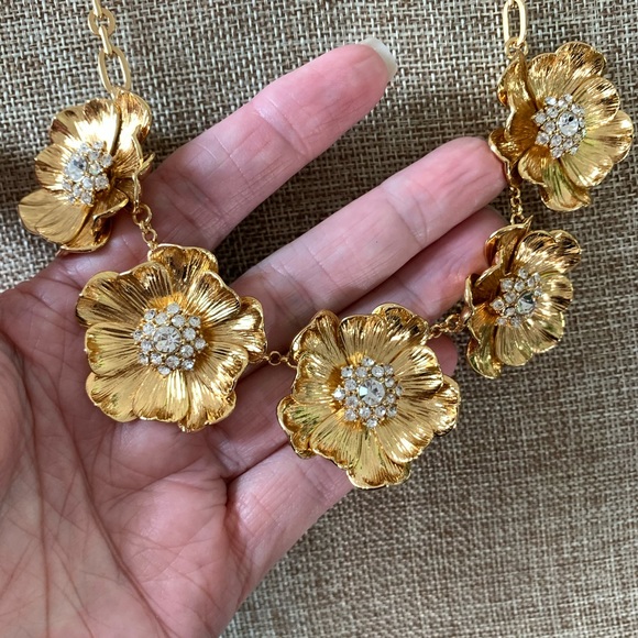 RELISTING Kate Spade Precious Poppies Gold Necklace - Picture 7 of 9